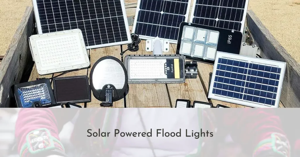 Solar-Powered Flood Lights